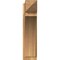 Ekena Millwork Thorton Rough Sawn Arts and Crafts Outlooker, Western Red Cedar, 8"W x 24"D x 32"H OUT08X24X32THR03RWR - alternate 2